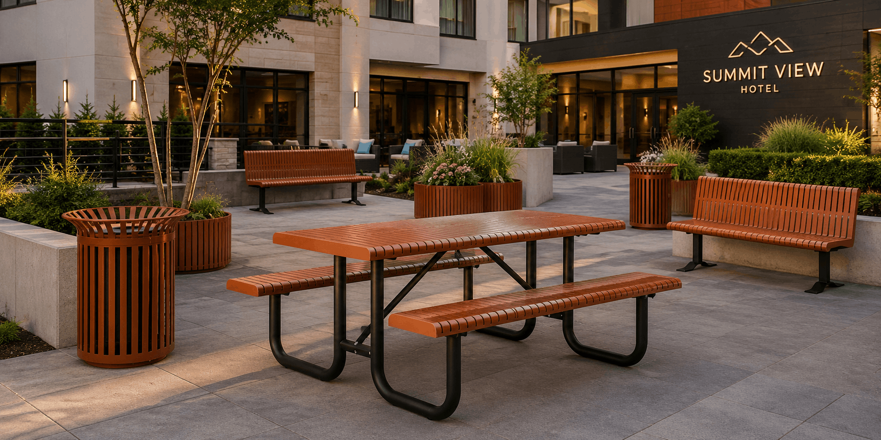 Best Picnic Tables for Hotels, Resorts and Hospitality Guests